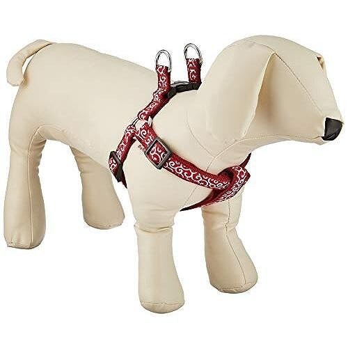 ペティオ Petio 犬雅 唐草ハーネス レッド M サイズ | 犬具 ハーネス