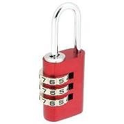 WAKI アルミのカギ TW-920 レッド 3段 | 鍵・錠 | ニシムタ ネットショップ