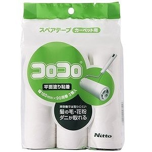 コロコロ スペアテープ 平面塗り JUMPライト C4345 3巻入 花粉 花粉対策