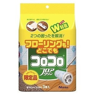 ニトムズ　コロコロ　フロアクリン　(3巻入) 花粉 花粉対策