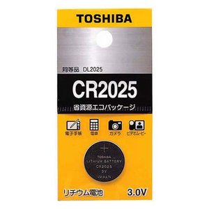 東芝  コイン形リチウム電池  CR2025EC