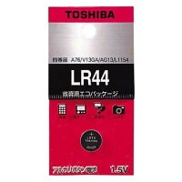 東芝 アルカリボタン電池　LR44EC