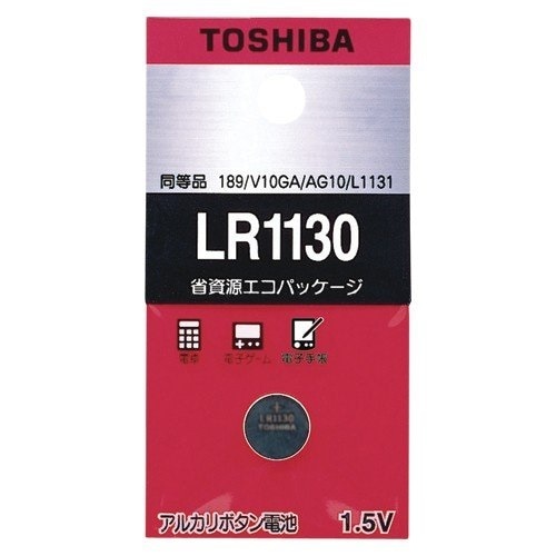 東芝(TOSHIBA)  LR1130EC アルカリボタン電池