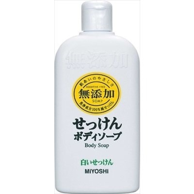 ミヨシ石鹸 無添加 ボディソープ 白い石けん レギュラー 400ml