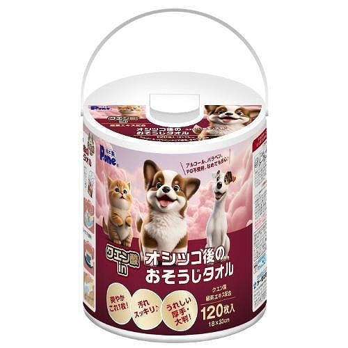 P.one クエン酸inオシッコ後のおそうじタオル 本体 120枚入