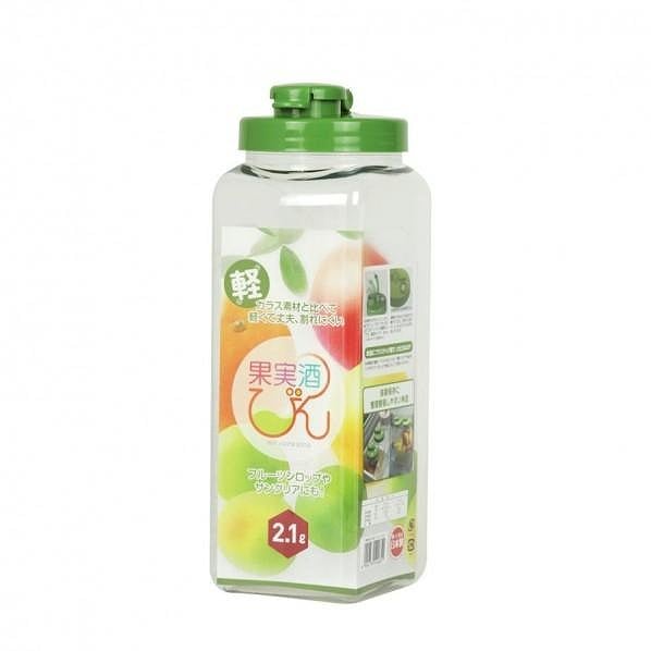 タケヤ化学工業 果実酒びん S型 スリム 2.1L みどり | 梅瓶 | ニシムタ