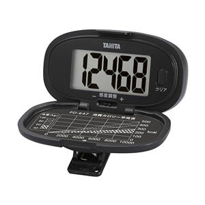 タニタ 歩数計 (ブラック) PD-647-BK