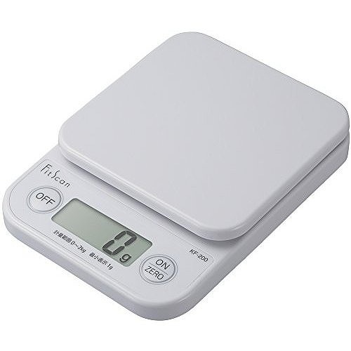 (未使用･未開封品)　タニタ はかり スケール 料理 2kg 1g デジタル ホワイト KF-200 WH qdkdu57 タニタ キッチンスケール はかり 料理 デジタル 2kg 1g単位