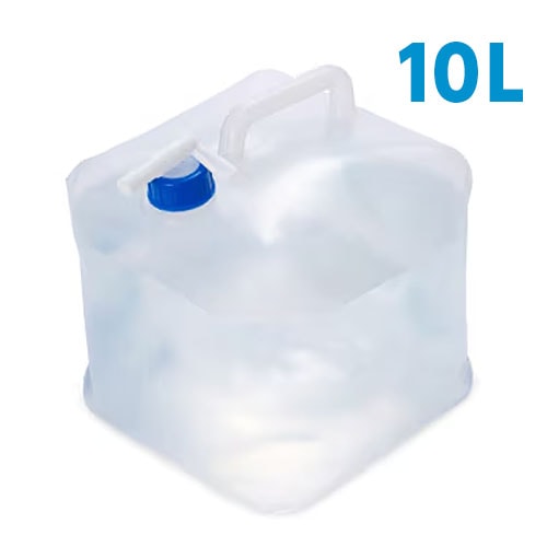 アイリスオーヤマ ウォータータンク WAT-10L 容量 10Ｌ 折り畳み コック付き 貯水 持ち運び 防災 給水タンク 防災 防災グッズ 備蓄 断水 給水 非常用 貯水
