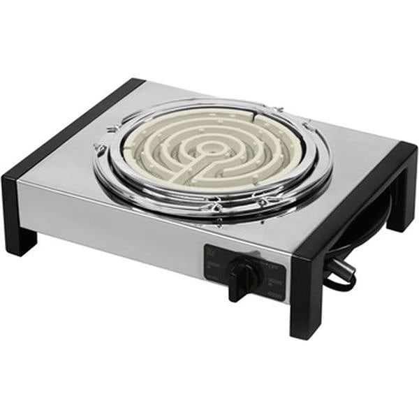 石崎電機 製作所 電気コンロ ステンレス鋼 SK-65V シルバー