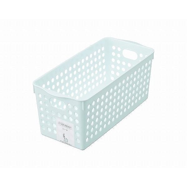 4572 ストックバスケット スリム ライトブルー
