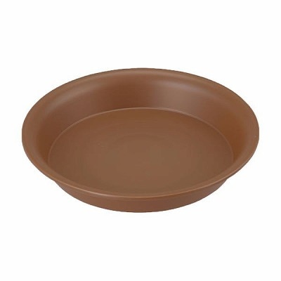陶鉢皿 きん茶 7号 | プラ鉢 | ニシムタ ネットショップ