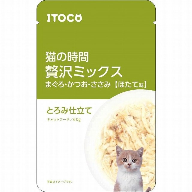 イトウアンドカンパニー　猫の時間パウチ　ほたて入り　60g