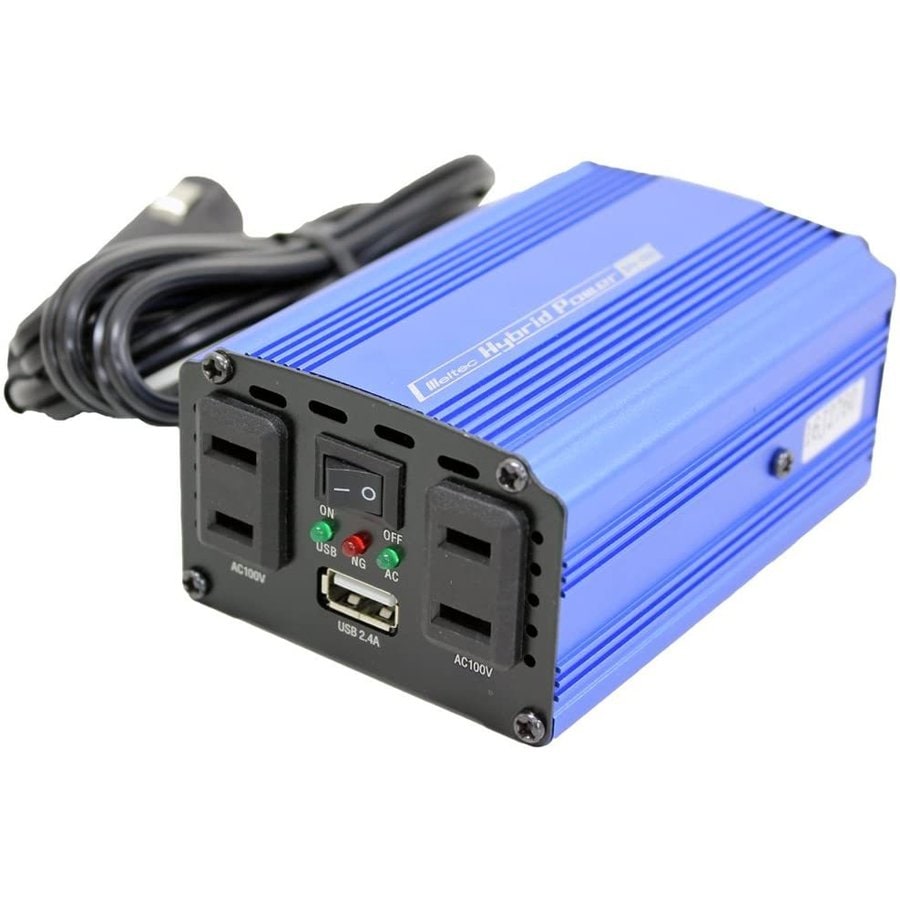 メルテック(Meltec) 車載用 インバーター 2way USB&コンセント SIV-150 