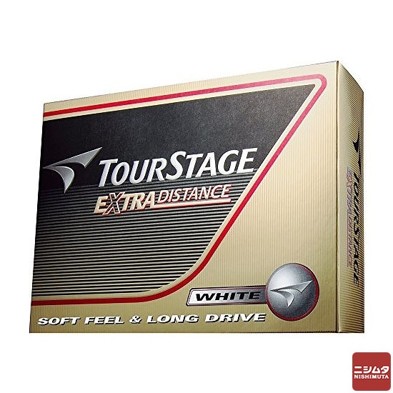 ブリヂストン ツアーステージ エクストラディスタンス ゴルフボール 1ダース 12個入り WH 12P【ｍ特】