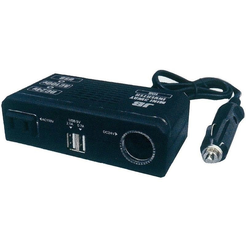 日本ボデーパーツ工業 JB-012 3WAY電源 インバーター 24V | 電源供給系 