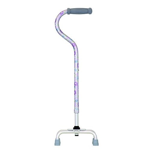 幸和製作所 TacaoF(テイコブ)  アルミ製4点杖 EA4-102 ピンクフラワー