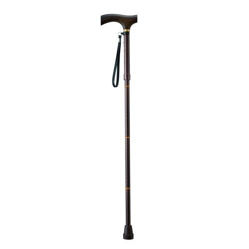 幸和製作所 TacaoF(テイコブ)  折りたたみ式伸縮ステッキ ドットブラウン EOP02