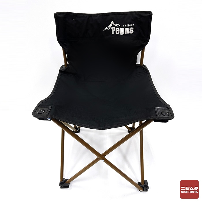 Pegus　テンションチェア　ブラック　PE-3001　収束式　キャリーバッグ付き 【N's】