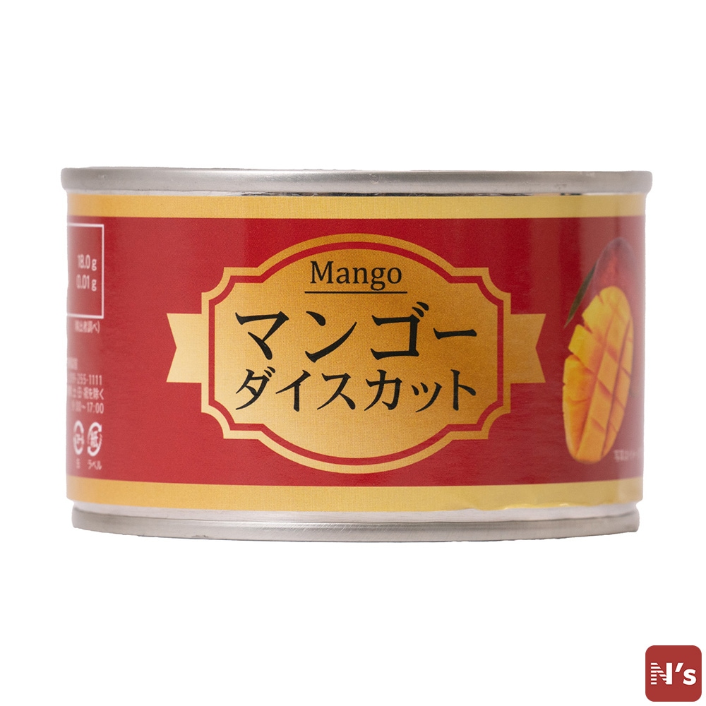 マンゴー缶　ダイスカット　シラップづけ（ライト）　225g　タイ産 【N's】