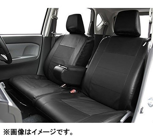 カー用品　レザー調　シートカバー　ダイハツ　ムーヴ／ムーヴカスタム(LA150系)　錦産業　ＬＥ－501Ｄ　シートカバー　ムーヴ専用