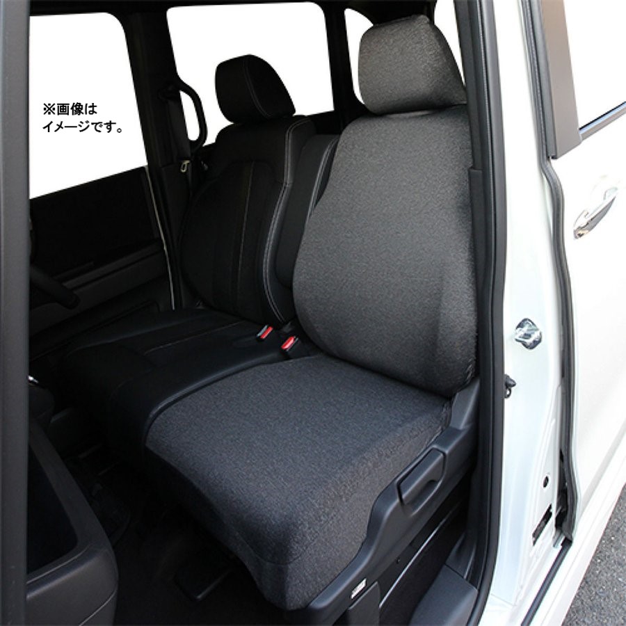 カー用品　車用　シートカバー　前席用1枚入　　錦産業　ストレッチユニットＳ／ＣＦ1枚ＢＫＨＮ-4530