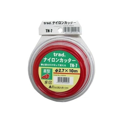 三共コーポレーション　TRADナイロンカッター星型 2.7×10m TN-7