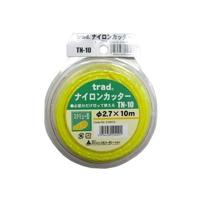 三共コーポレーション　TRADナイロンカッタースクリュー型 2.7×10m TN-10