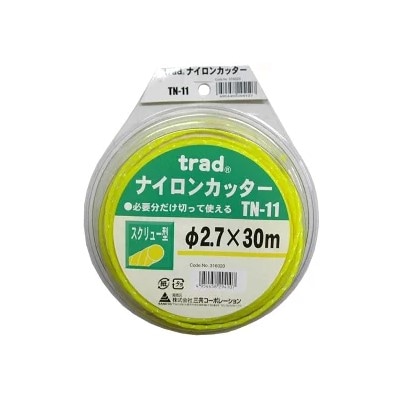 三共コーポレーション　TRADナイロンカッタースクリュー型 2.7×30m TN-11
