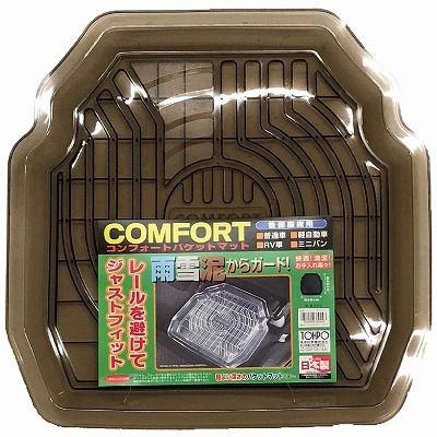 未来化学　コンフォートバケット　マット　リア用　スモーク　CF-38044
