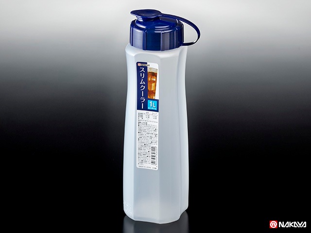 ナカヤ化学　スリムクーラー　冷水筒　1L　C060　ブルー