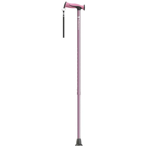 竹虎（Taketora）　バンブーステッキ ワイド　ピンク　介護用品　杖　つえ