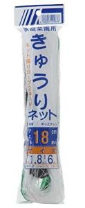 イノベックス　きゅうりネット18ｃｍ目　ヘッダー付　1.8m×6m