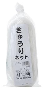 イノベックス　きゅうりネット18ｃｍ目　白　1.8m×50m