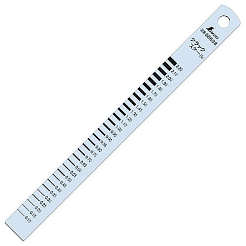 シンワ測定 クラックスケール 直尺15cm