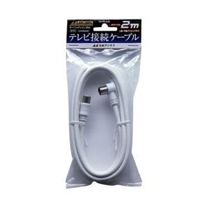 日本アンテナ  4Ｋ8Ｋ放送対応テレビ接続ケーブル4Ｃ  Ｌプッシュ－Ｓプッシュ　ＮＡ4ＮＬＳ2Ｂ【2m】
