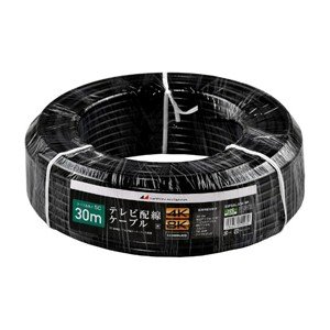 日本アンテナ 同軸ケーブル 4K8K対応 S5CFB 30m ブラック | その他 
