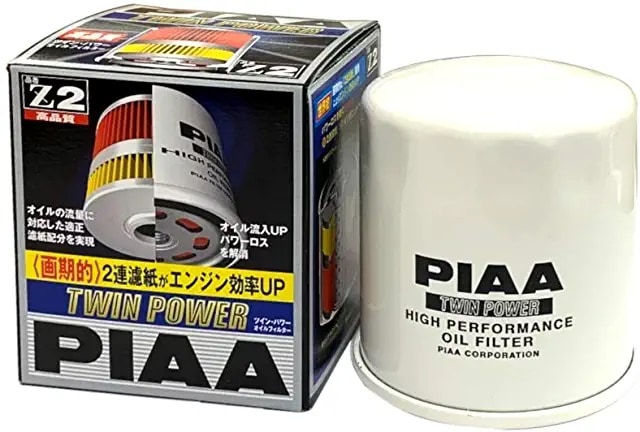 PIAA(ピア)  オイルフィルター ツインパワー 1個入 トヨタ車用  Z2