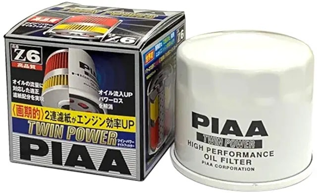 PIAA(ピア)  オイルフィルター ツインパワー 1個入 マツダ/三菱/スバル車用  Z6