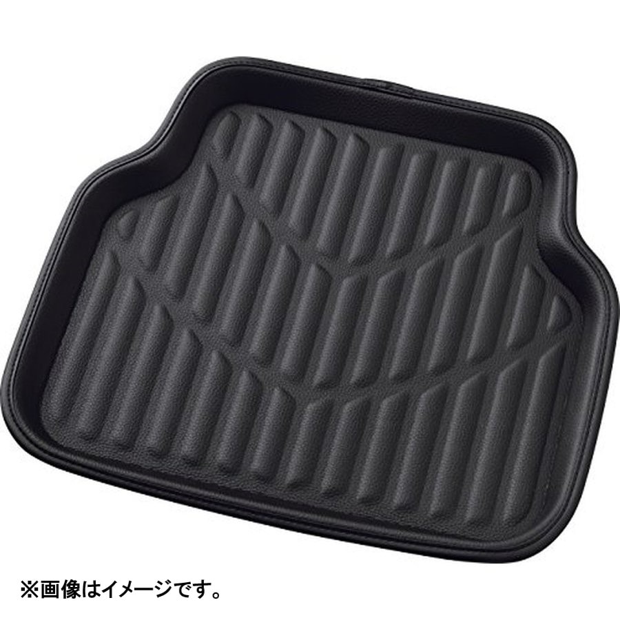 カー用品　車用品　 車内マット　 後席　汚れ防止　　BONFORM　 ボンフォーム　3Ｄレザーマット　リヤ　ＢＫ