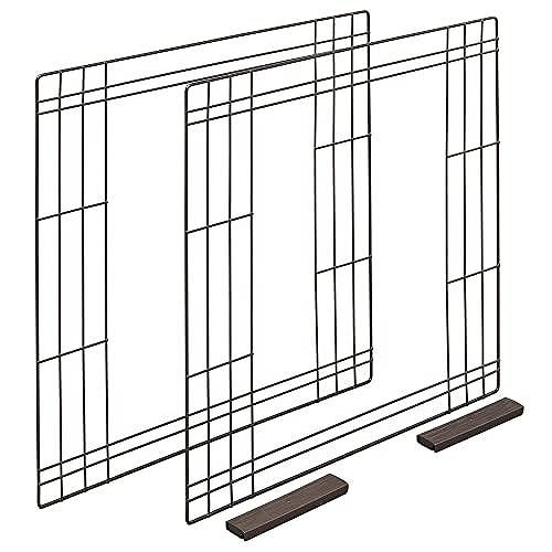 アイリスオーヤマ 犬 サークル 室内 コンビネーションサークル用左右連結セット P-CS-580CV ウォールナット