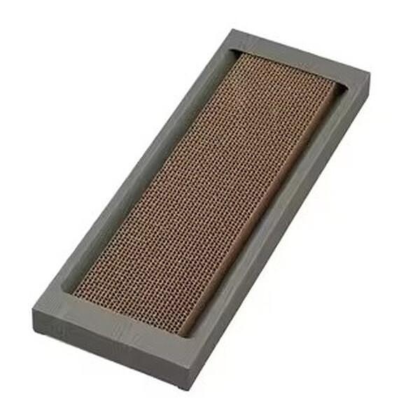 アイリスオーヤマ  猫の爪とぎ スリムタイプ ブラウン NTST-1P