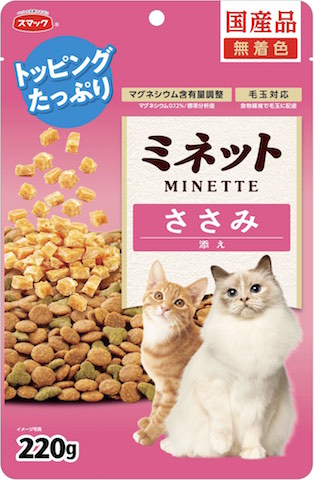 スマック　ミネット ささみ添え　220g
