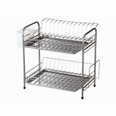 タマハシ　エポラス　フルーラ　パイプ式2段水切りバスケット