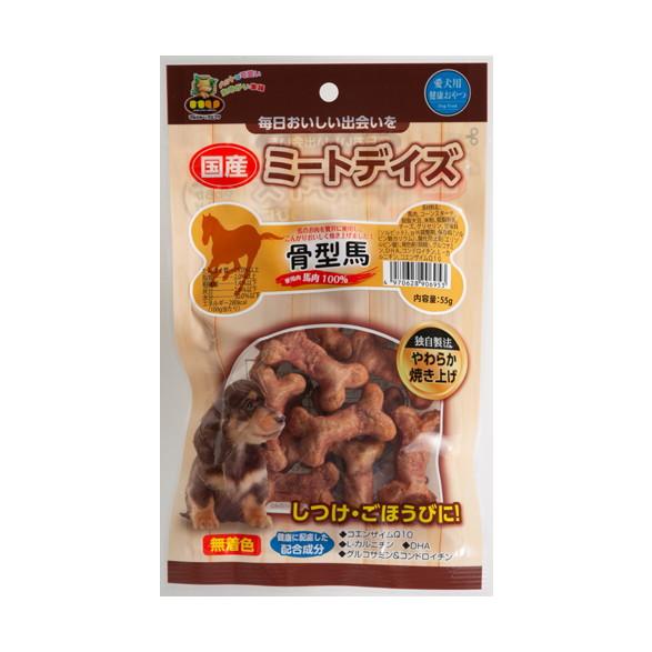 マルジョー&ウエフク　ミートディズ　骨型馬　55g