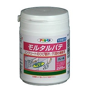 アサヒペン モルタルパテ グレー系 225ml