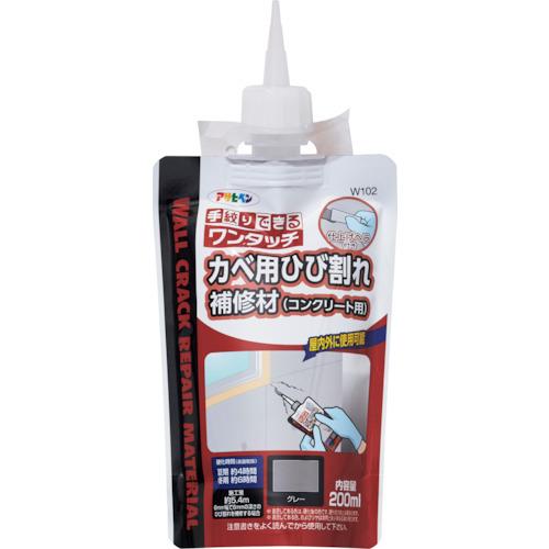 アサヒペン ワンタッチ カベ用ひび割れ補修材 200ml W102