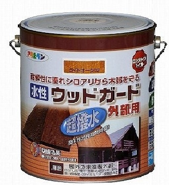 水性ウッドガード外部用ライトオーク02　   3L