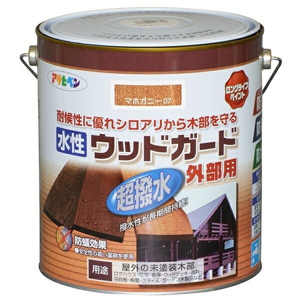 水性ウッドガード外部用マホガニー07    3L