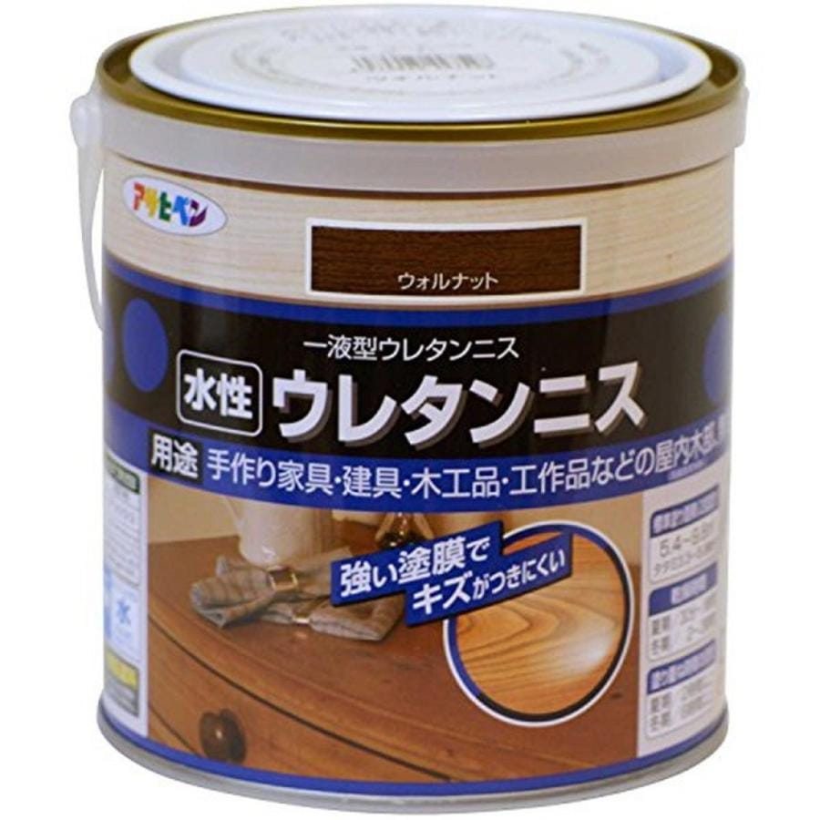 アサヒペン 水性ウレタンニス 0.7L ウォルナット